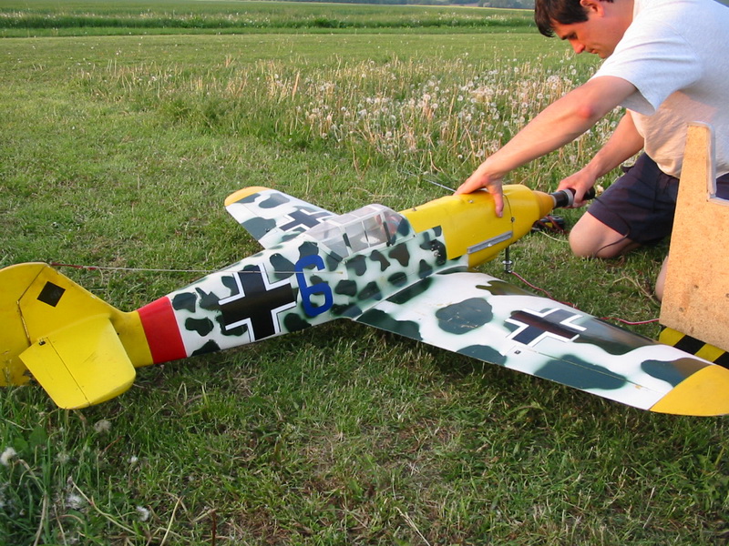 Startování Me-109